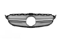 Mercedes C-class W205 2014-2021 Front Grille AMG Silver (for Avantgarde/AMG-Line/C43 AMG) photo 7
