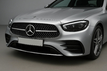 Mercedes E-class W213 2016-2023 Front Grille Diamond Silver (AMG Line, 2020+) photo 1