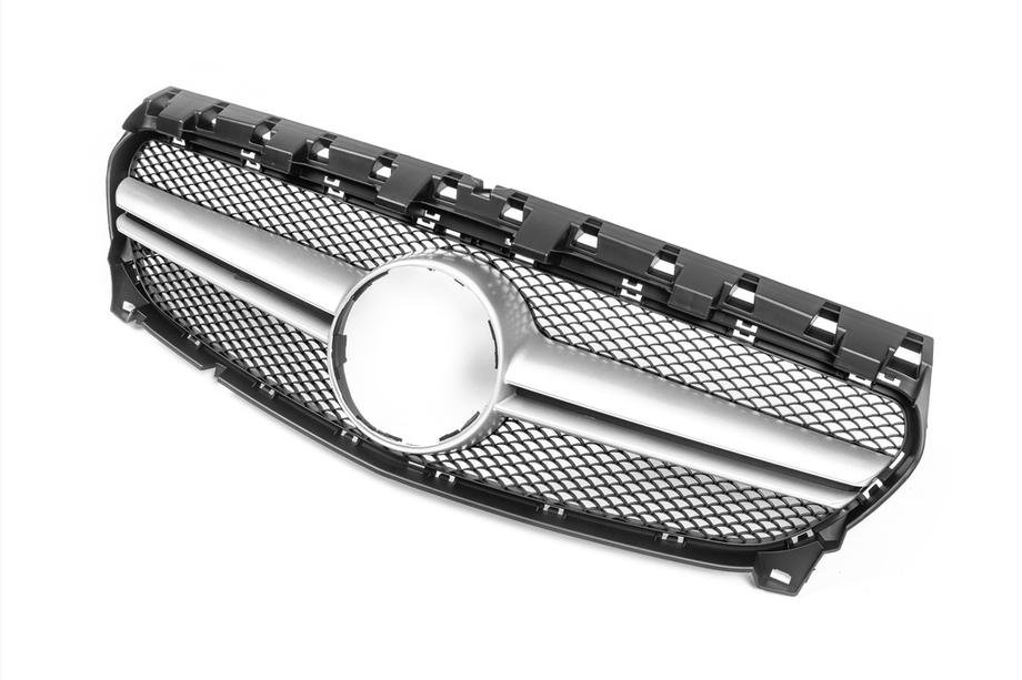 Mercedes CLA C117 2013-2019 Front Grille (2017-2019, AMG Silver) Photo 3