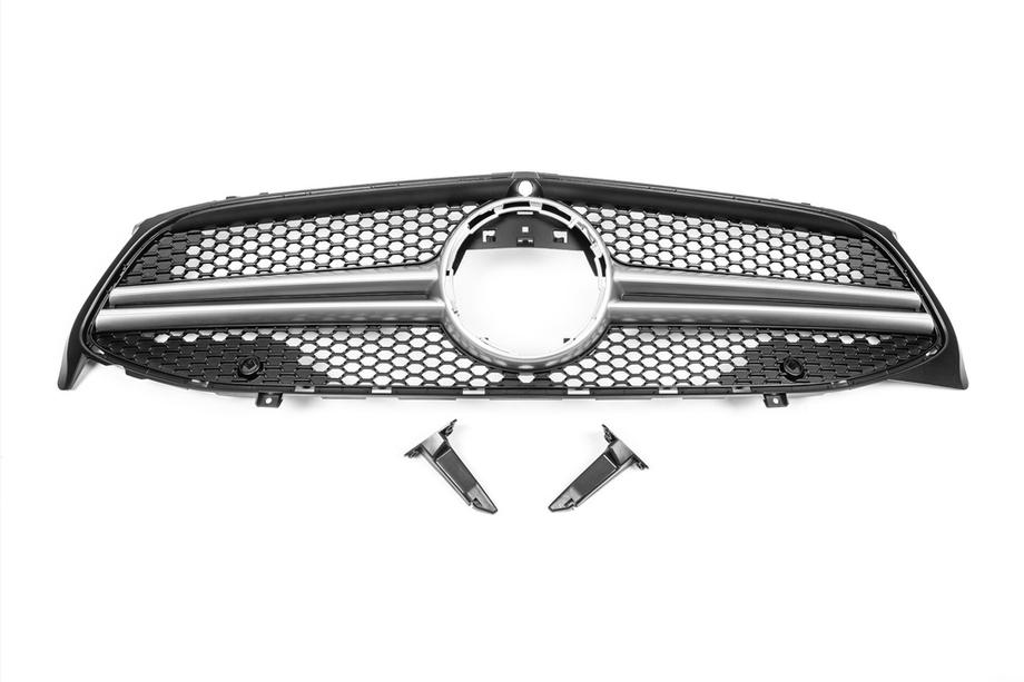 Mercedes CLA C118 2019- Front Grille AMG Silver (for 2019-2022) Photo 2
