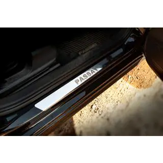 Door Sill Protectors Carmos V1 (4 pcs, Stainless Steel)