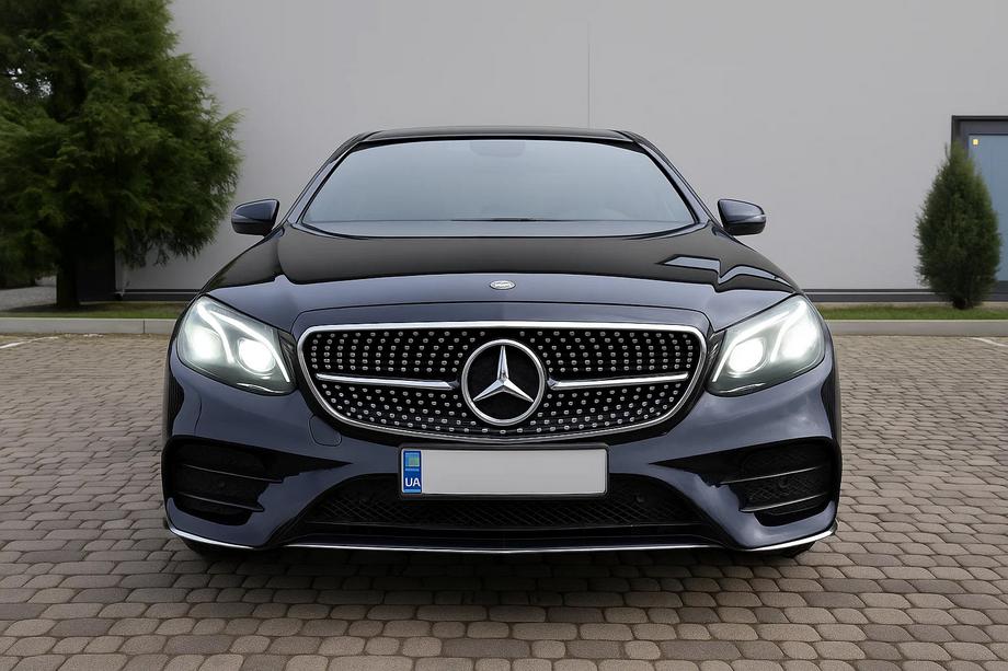 Mercedes E-class W212 2009-2016 Front Grille Diamond Silver (for Avantgarde and AMG-Line, 2013-2016) Photo 6