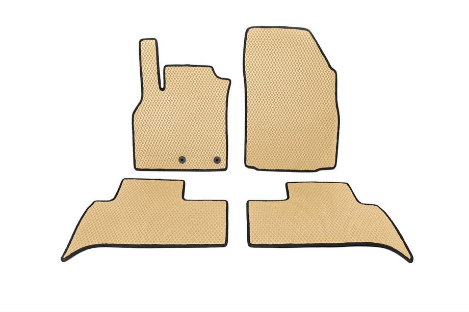 Renault Scenic/Grand 2009-2016 EVA Floor Mats (Beige) Image