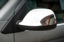 Volkswagen T6 2015-2024 Mirror Covers (2 pcs, Stainless Steel) OmsaLine - Italian Stainless Steel photo 2