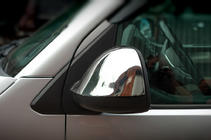 Volkswagen T6 2015-2024 Mirror Covers (2 pcs, Stainless Steel) OmsaLine - Italian Stainless Steel photo 6
