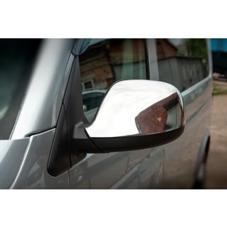 Mirror Covers (2 pcs, Stainless Steel) Volkswagen T6 2015-2024 photo 3
