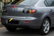 Mazda 3 2003-2009 Trunk Trim SD Stainless Steel photo 1