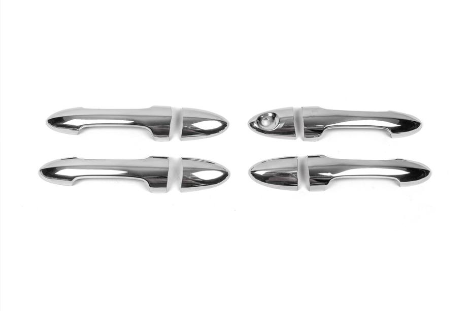 Ford Focus I 1998-2005 Chrome Door Handle Covers (4 pcs, Stainless Steel) OmsaLine - Italian Stainless Steel Photo 3