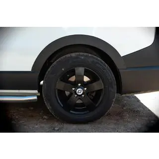 Fender flares (6 pcs, black, ABS) photo 4