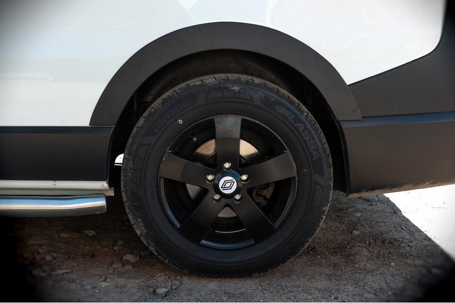 Fiat Talento 2016- Fender flares (6 pcs, black, ABS) Photo 4