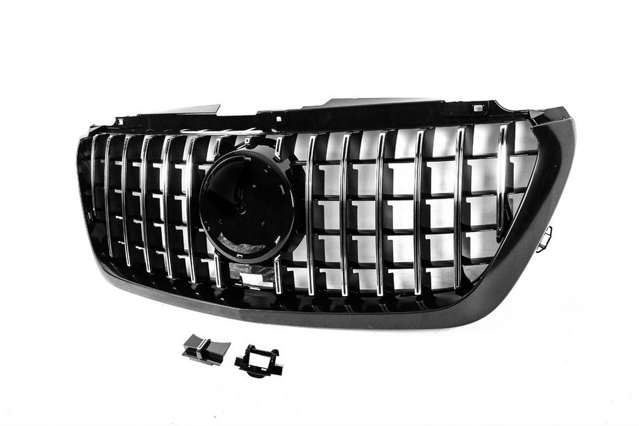 Mercedes Sprinter W907/W910 2018- Front Grille Panamericana GT Chrome Premium V1 Without Frame Photo 18