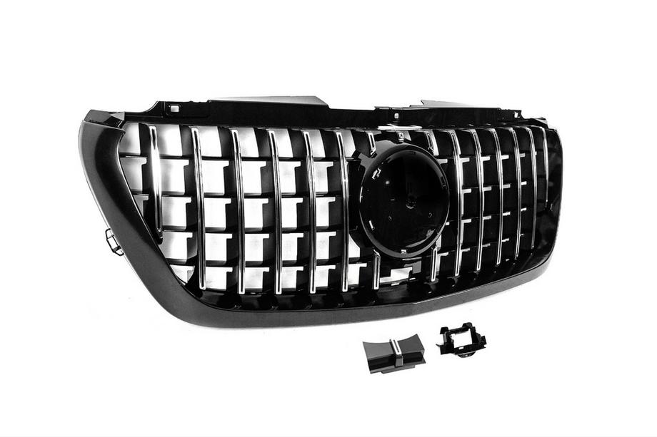 Mercedes Sprinter W907/W910 2018- Front Grille Panamericana GT Chrome Premium V1 Without Frame Photo 19