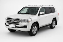 Toyota Land Cruiser 200 2007-2021 Roof Rails Original Design Grey (2 pcs) photo 1