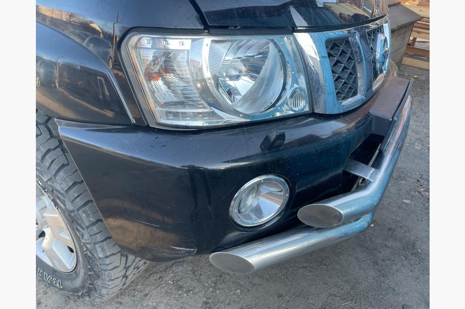 Nissan Patrol Y61 1997-2011 Front bumper assembly used (2004-2008) Photo 5