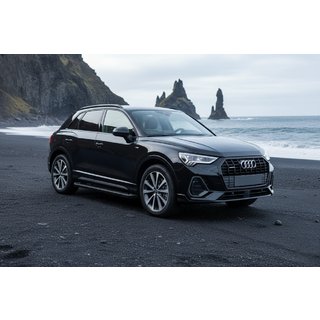 Side Steps Allmond Black (2 pcs, Aluminum) Audi Q3 2019–2025 photo 1