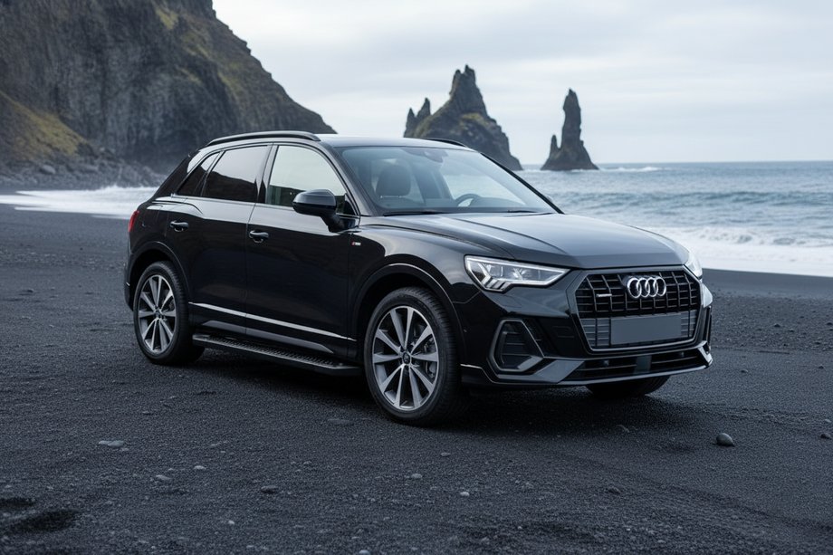Audi Q3 2019–2025 Side Steps Allmond Black (2 pcs, Aluminum) Photo 1