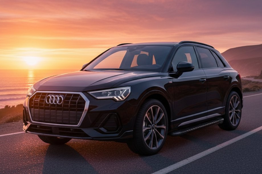 Audi Q3 2019–2025 Side Steps Bosphore Black (2 pcs, Aluminum) Photo 1