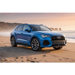 Side Steps Maya Blue (2 pcs, Aluminum) Audi Q3 2019–2025 photo 1