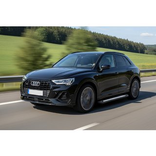 Side Steps Vision New Black (2 pcs, Aluminum) Audi Q3 2019–2025 photo 1