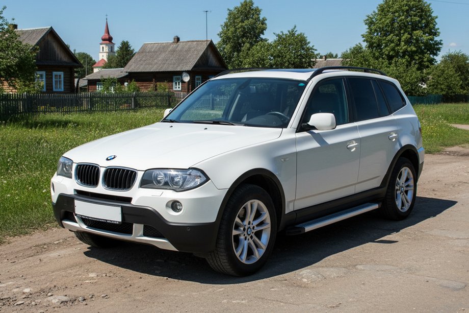 BMW X3 E83 2003-2010 Side Steps Maya V2 (2 pcs, Aluminum) Image