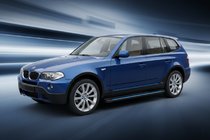BMW X3 E83 2003-2010 Side Steps Maya Blue (2 pcs, Aluminum) photo 1