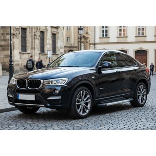 Side Steps Vision New Grey (2 pcs, Aluminum) BMW X4 F26 2014-2018 photo 1