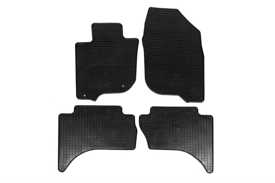 Fiat Fullback 2016- Rubber Floor Mats (4 pcs, Stingray Premium) Image