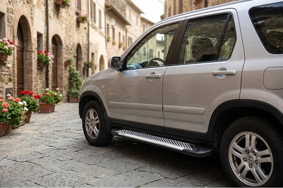 Honda CRV 2001-2006 Side Steps Line (2 pcs, Aluminum) Photo 1