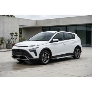 Side Steps Vision New Grey (2 pcs, Aluminum) Hyundai Bayon 2021- photo 1