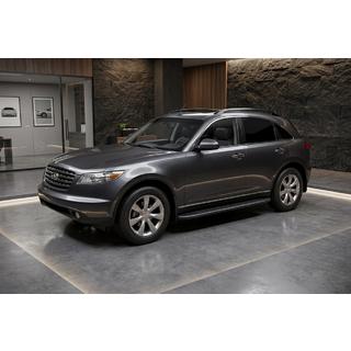 Side Steps Bosphore Black (2 pcs, Aluminum) Infiniti FX 2003-2008 photo 1