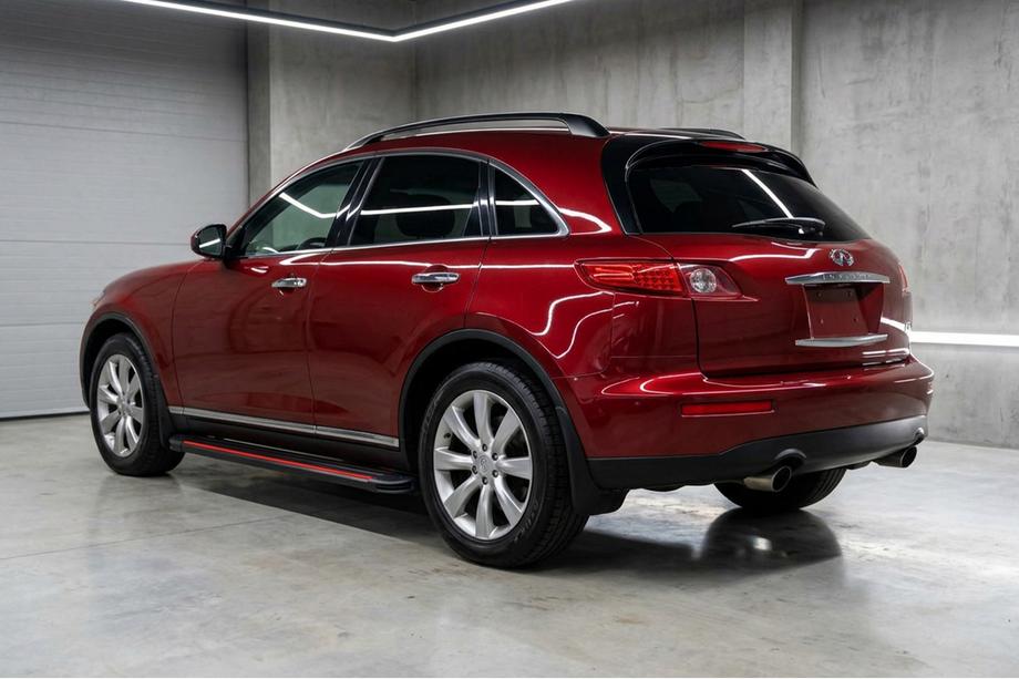 Infiniti FX 2003-2008 Side Steps Maya Red (2 pcs, Aluminum) Photo 1