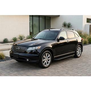 Side Steps Tayga Black (2 pcs, Aluminum) Infiniti FX 2003-2008 photo 1
