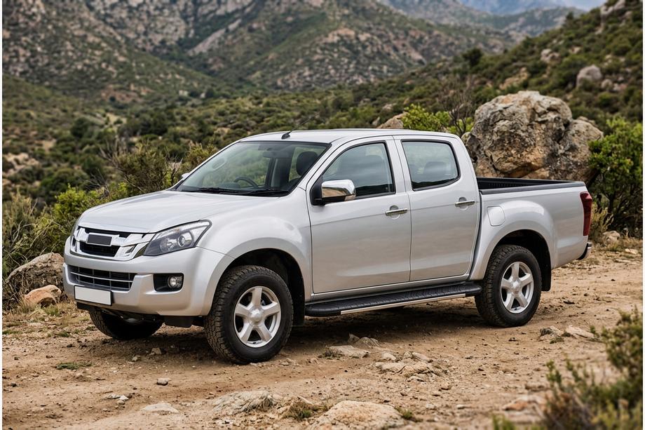 Isuzu D-Max 2011-2019 Side Steps Bosphore Grey (2 pcs, Aluminum) Photo 1