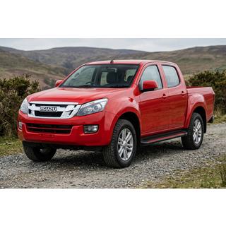 Side Steps Maya Red (2 pcs, Aluminum) Isuzu D-Max 2011-2019 photo 1
