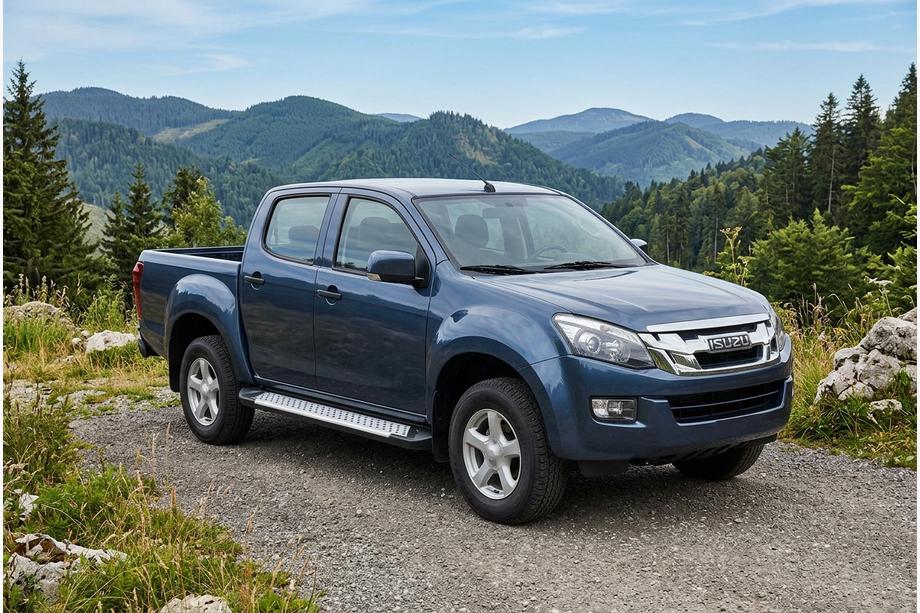 Isuzu D-Max 2011-2019 Side Steps Allmond Grey (2 pcs, Aluminum) Photo 1