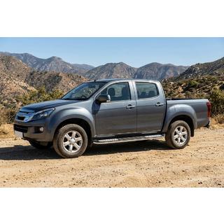 Side Steps Tayga V2 (2 pcs, Aluminum) Isuzu D-Max 2011-2019 photo 1