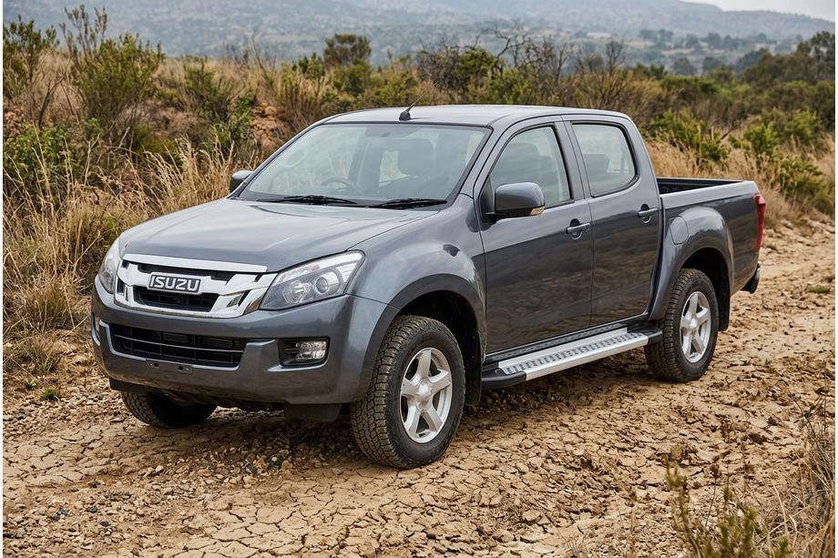 Isuzu D-Max 2011-2019 Side Steps Vision New Grey (2 pcs, Aluminum) Photo 1