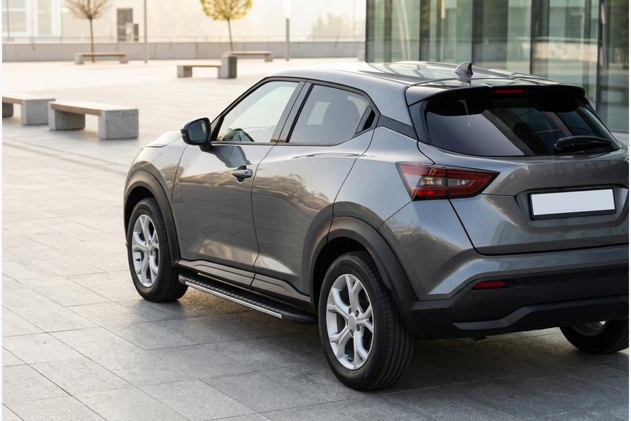 Nissan Juke 2020- Side Steps Bosphore Grey (2 pcs, Aluminum) Photo 1