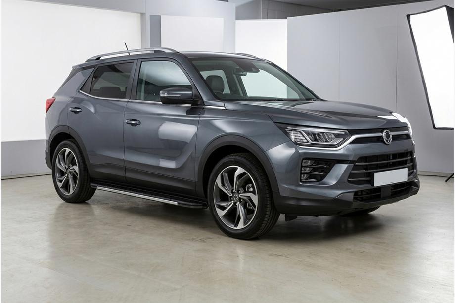 SsangYong Korando 2019- Side Steps Bosphore Grey (2 pcs, Aluminum) Photo 1