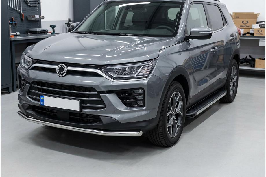 SsangYong Korando 2019- Side Steps Maya V1 (2 pcs, Aluminum) Photo 1