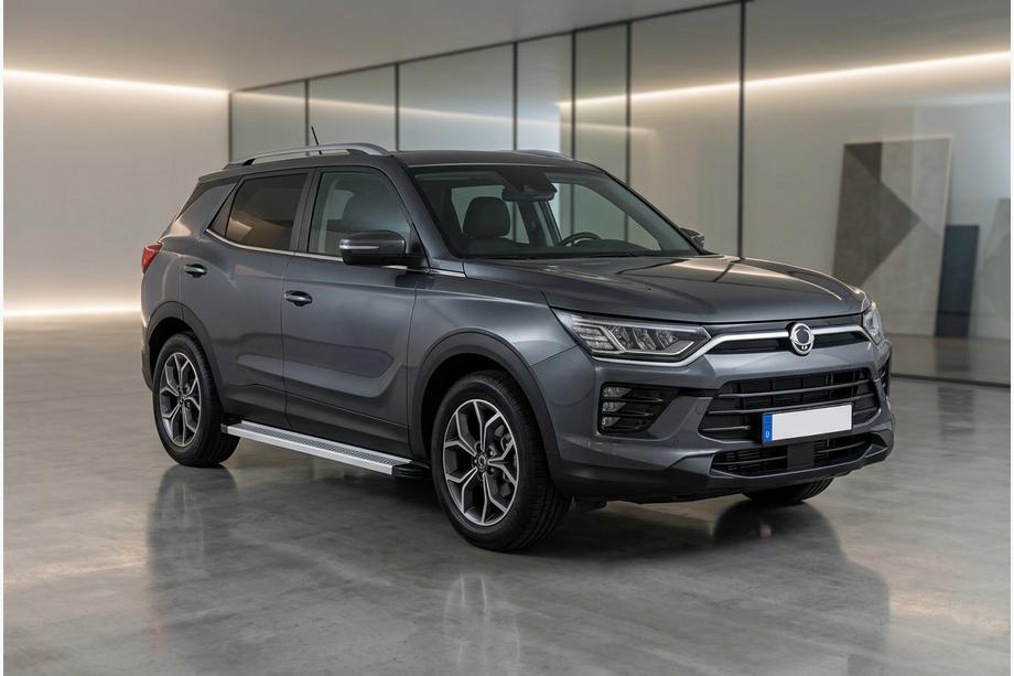 SsangYong Korando 2019- Side Steps Maya V2 (2 pcs, Aluminum) Photo 1