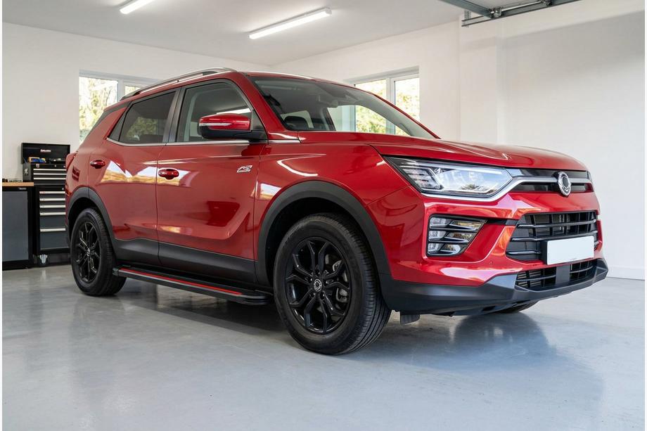 SsangYong Korando 2019- Side Steps Maya Red (2 pcs, Aluminum) Image