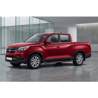 Side Steps Maya Red (2 pcs, Aluminum) SsangYong Musso ІІ 2018- photo 1