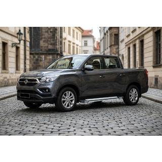 Side Steps Rainbow (2 pcs, Aluminum) SsangYong Musso ІІ 2018- photo 1