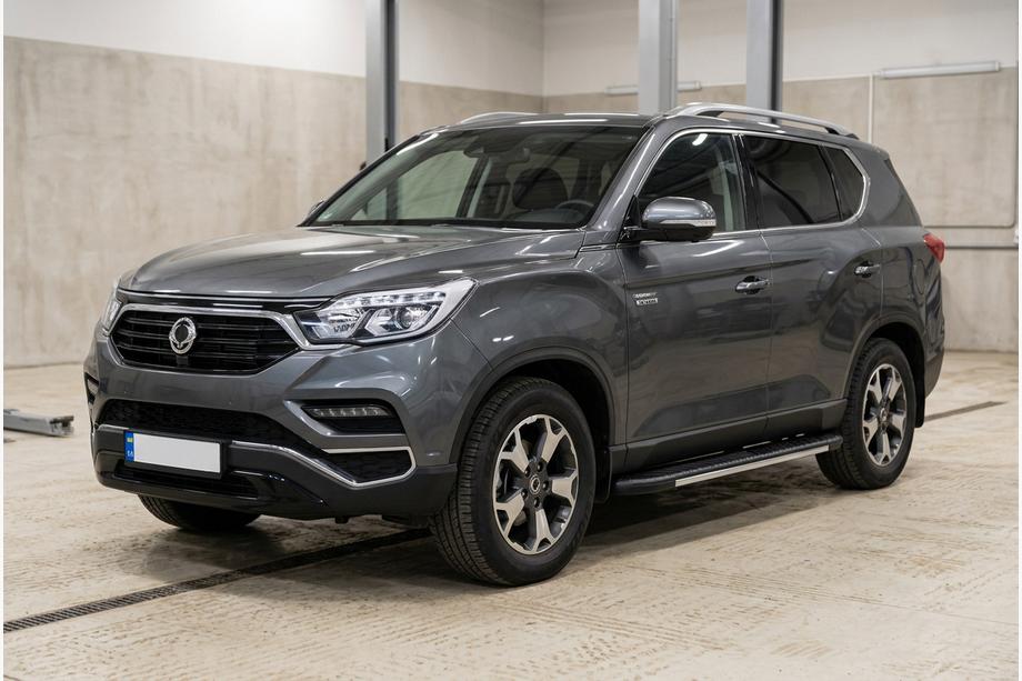 SsangYong Rexton II 2017- Side Steps Bosphore Grey (2 pcs, Aluminum) Photo 1