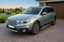 Subaru Outback 2014-2019 Side Steps Maydos V2 (2 pcs, Aluminum) photo 1