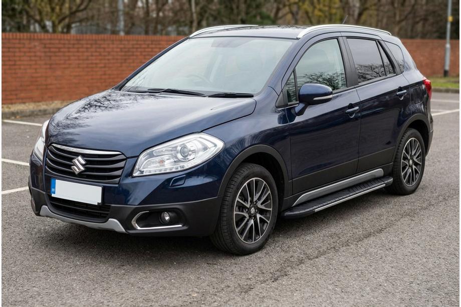 Suzuki SX4 S-Cross 2013-2016 Side Steps Bosphorus Grey (2 pcs, Aluminum) Photo 1
