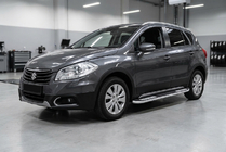 Suzuki SX4 S-Cross 2013-2016 Side Steps Tayga V2 (2 pcs, Aluminum) photo 1