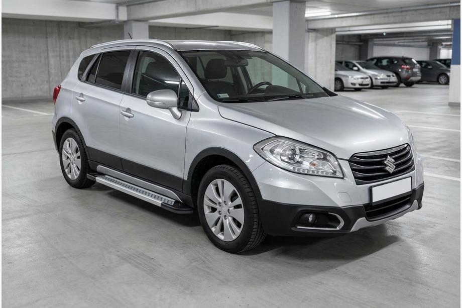 Suzuki SX4 S-Cross 2013-2016 Side Steps Vision New Grey (2 pcs, Aluminum) Photo 1