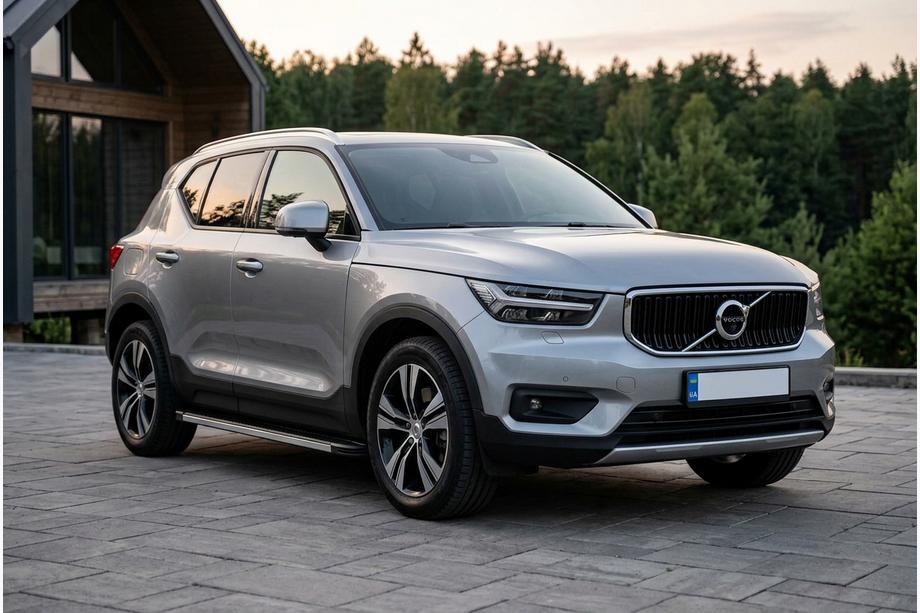 Volvo XC40 2018- Side Steps Maya V1 (2 pcs, Aluminum) Image